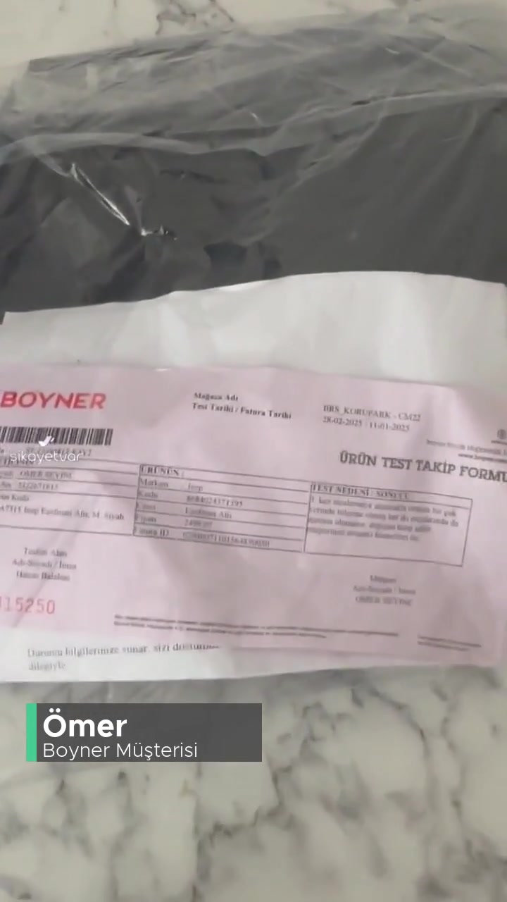 Boyner Ürün Deforme Sorunu! videonun kapak resmi