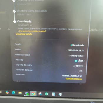 Binance, dinero transferido y no reflejado en cuenta, solicito ayuda
