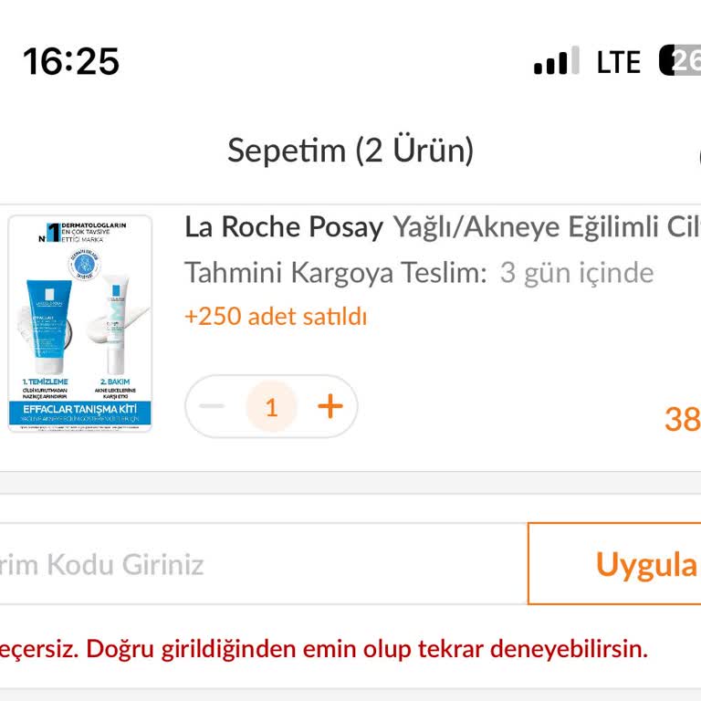 Trendyol Kupon Kodu Sorunu