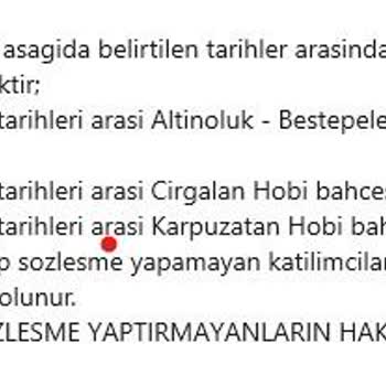 Hobi Bahçesi Teslim Edilmiyor: Sözleşmeye Rağmen Mağduriyet