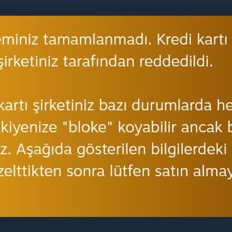 İninal Kart Ödeme Hatası Mağduriyeti