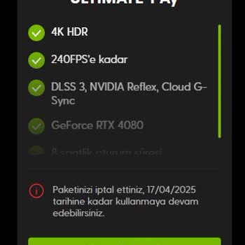Haksız Ücretlendirme: Geforce Now Ultimate Paketinde Fazla Çekilen Tutar
