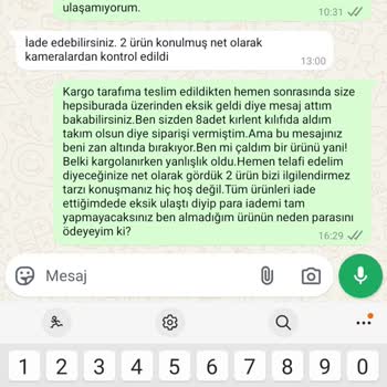 Eksik Ürün Ve İletişim Sorunlarıyla Gelen Hayal Kırıklığı