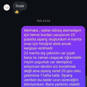 Siparişim 1 Aydır Gönderilmiyor Müşteri Hizmetleri Cevap Vermiyor