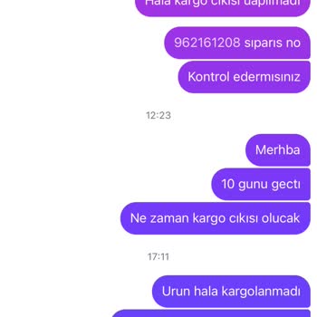 Ayakkabı Siparişimde İletişim Ve Teslimat Sorunu