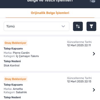 Trendyol'da Belge Onayı Sorunu