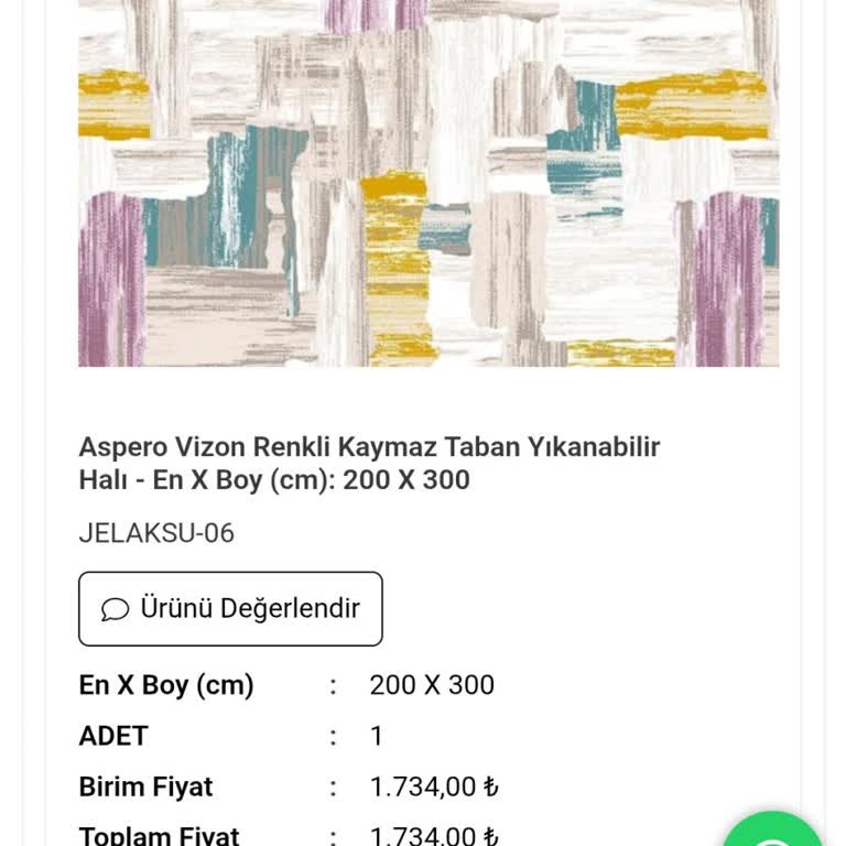 Kesme Halı Siparişi Teslim Edilmiyor