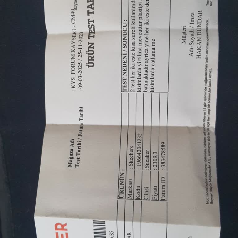 Skechers Ayakkabılarımda Kalite Sorunu Ve İnceleme Süreci