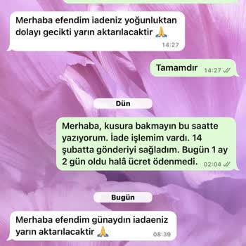 İade Sürecinde 33 Günlük Bekleyiş