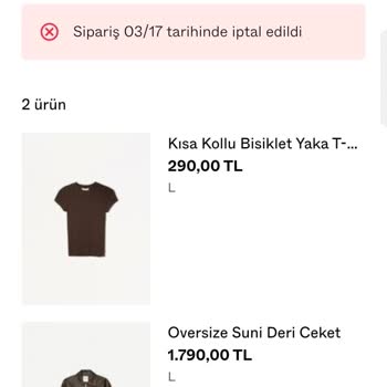 Sipariş İptali Ve İade Ücreti Sorunu