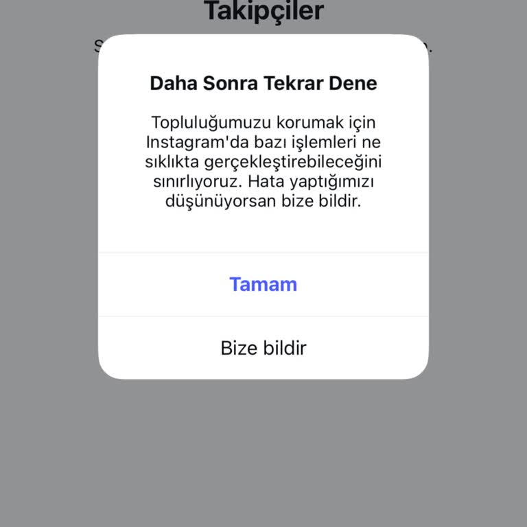 Instagram Takipçi Görüntüleme Sorunu ve Engel Hatası