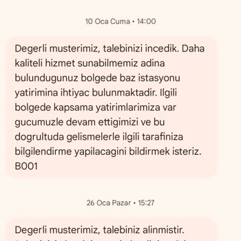 Pttcell'in Çözülmeyen Şebeke Sorunu