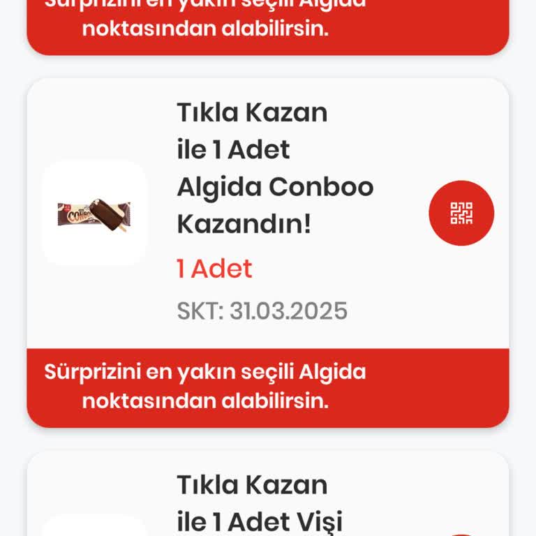 Algida Uygulaması Ürün Tanımlama Sorunu