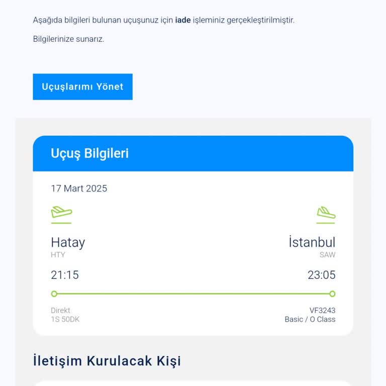 Uçuş İptalinde Yanlış Bilgilendirme Ve Yetersiz İade