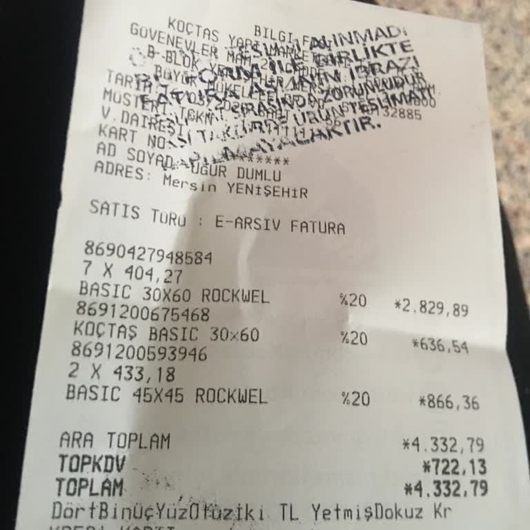 Koçtaş Mersin Forum Şubesi'nde Hayal Kırıklığı: İlgisizlik Ve Sorumsuzluk