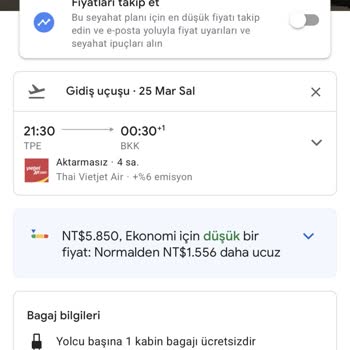 Uçuş Bileti Değişiminde Fahiş Fiyat Talebi