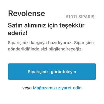 Revolense Mağazasından Sipariş İptali Ve İade Talebi