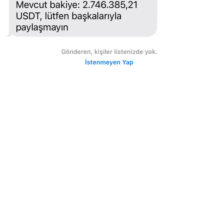 Yanlış Mesajla Gelen Gizemli Hesap Şoku