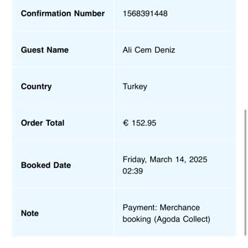 Agoda'nın Onaysız Rezervasyon İptali Mağduriyeti