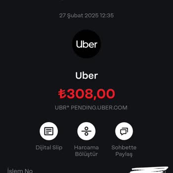 Uber Ücret İadesi Sorunu