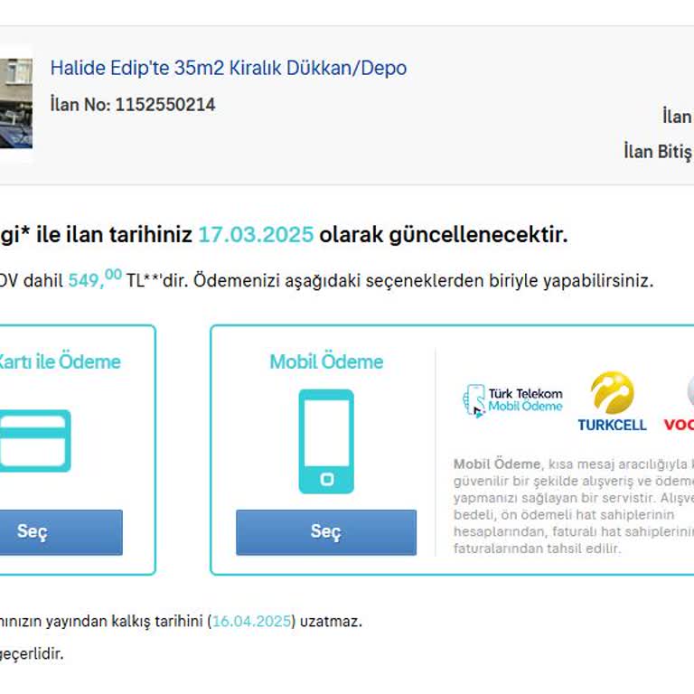 Emlak İlan Ücretlendirmesinde Şeffaflık İstiyoruz