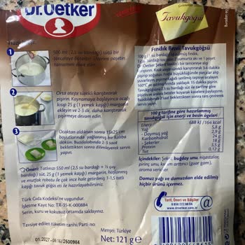 Tavuk Göğsü Tatlısı İçerik Şikayeti