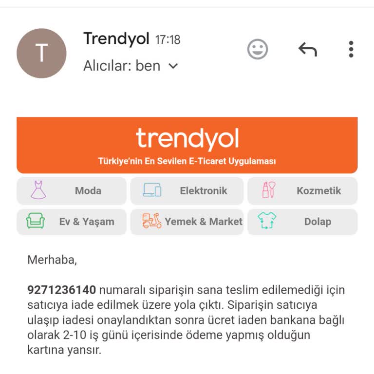 Ürün Teslimatında İletişim Eksikliği Ve Yanlış İade İşlemi
