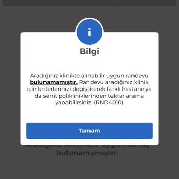 Cildiye Randevusu Bulmak İmkansız