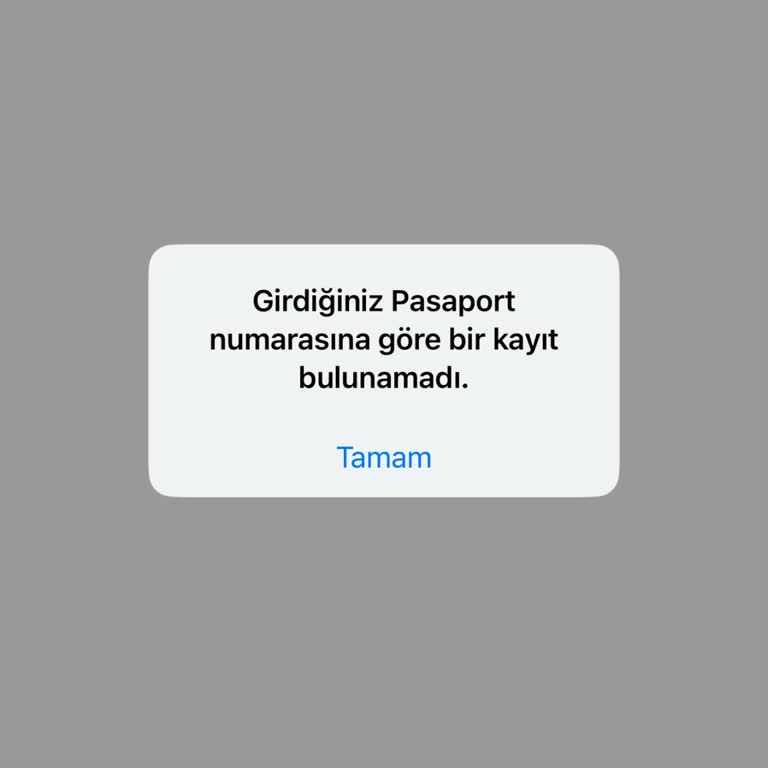 VFS Global Ve UPS Kargo İletişim Sorunu
