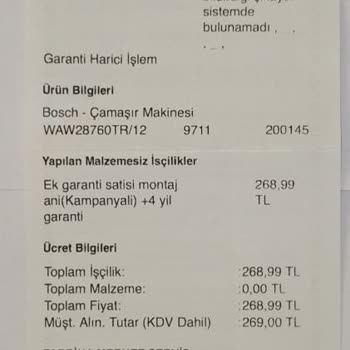 Garanti Süresi Yanlış Anlaşılması Ve Servis Sorunu