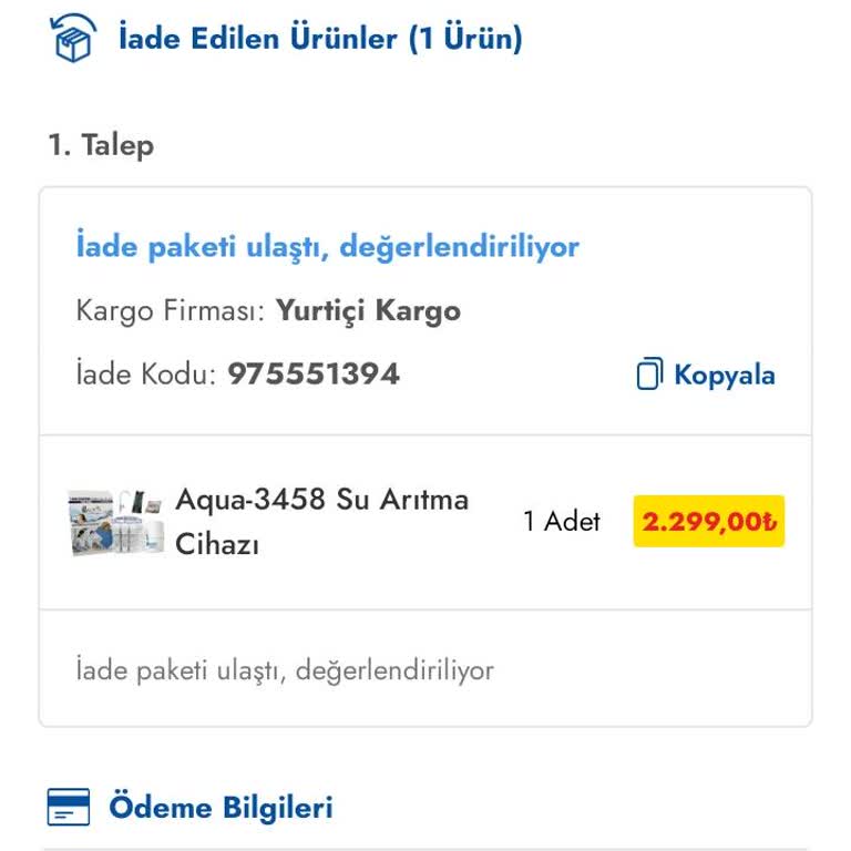 Su Arıtma Cihazı İade Kabusu