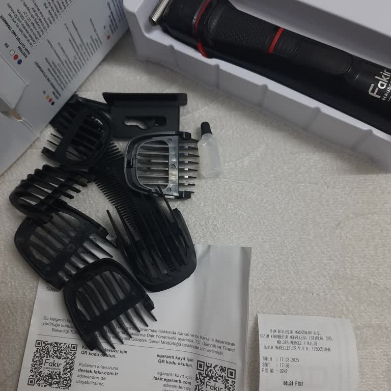 Fakir Tıraş Makinesi Şarj Kablosu Eksik Çıktı