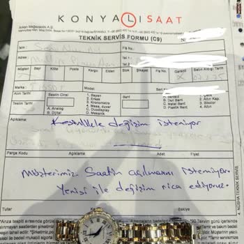 Yeni Alınan Tissot Saatte Toz Sorunu Ve Değişim Talebi
