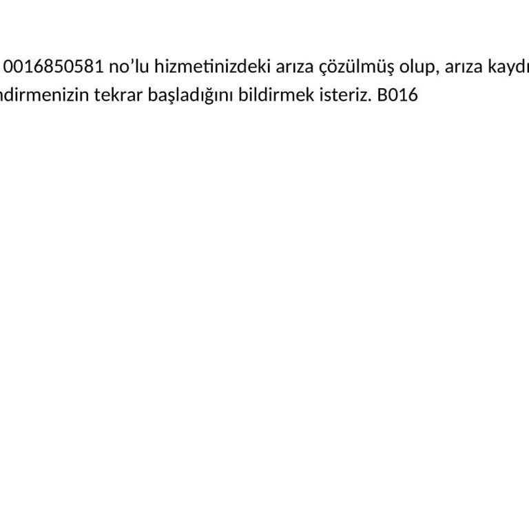 Vodafone Net İnternet Arızası Çözülmediği Halde Yanıltıcı Mesaj