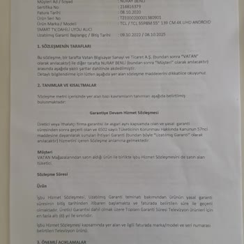 Uzatma Garantisinin Mağduriyeti: Televizyon Arızasında Çözüm Yok