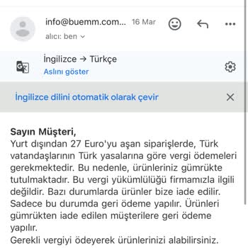 Kargoda Kayıp Ürün Ve Anlamsız Vergi Talebi