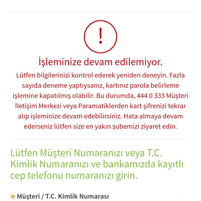 Garanti Bankası Mobil Şifre Sorunu Ve Şube Erişimi