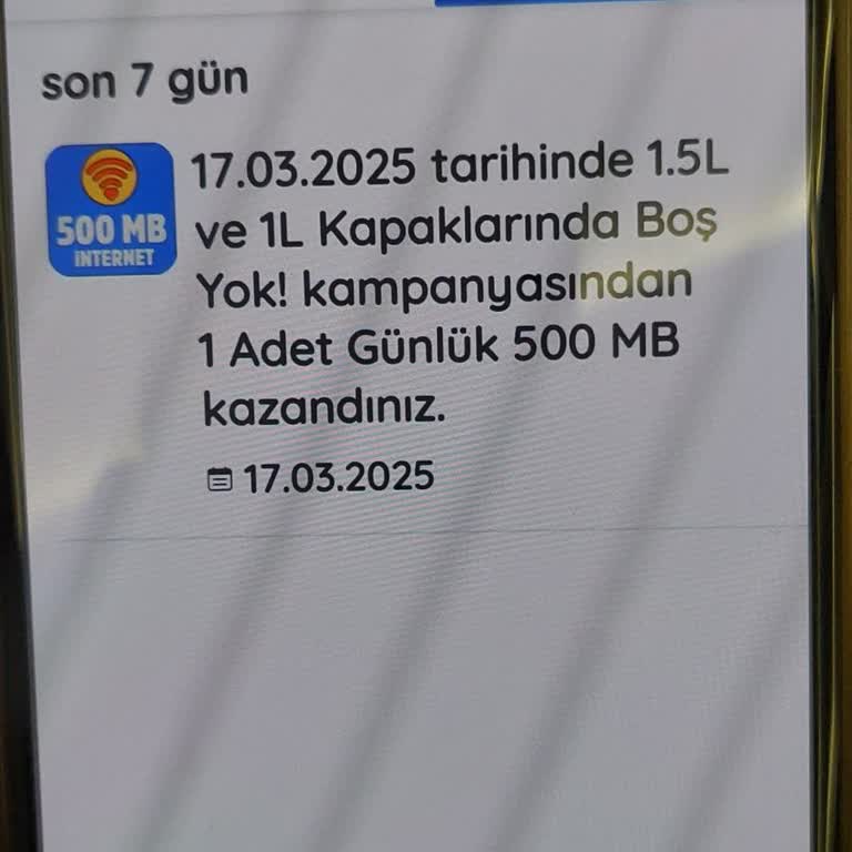 KazandiRio'dan Kazanılan İnternet Paketi Yüklenmedi