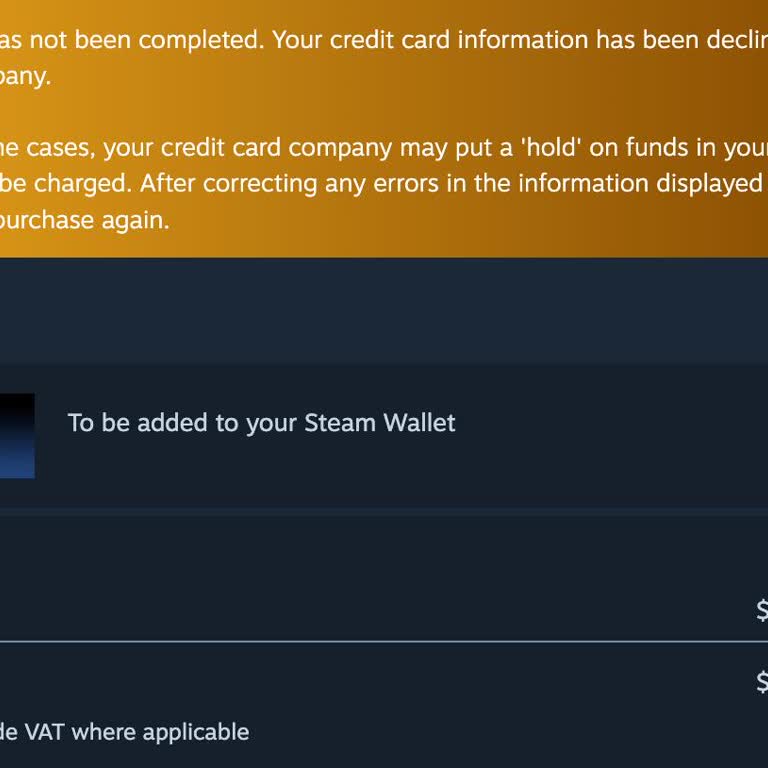 Steam'de İninal Kartla Ödeme Sorunu