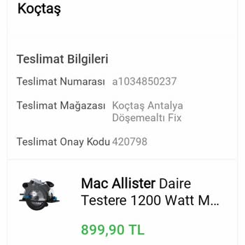 Koçtaş ParaPuan Ve Kupon Problemi