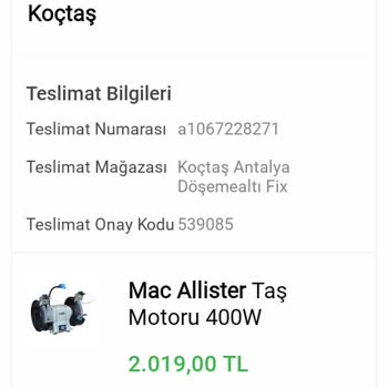Koçtaş ParaPuan Ve Kupon Problemi