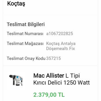 Koçtaş ParaPuan Ve Kupon Problemi