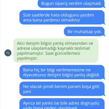 Teslimat Sorunu Ve Yanıtsız Mesajlar