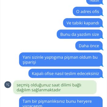 Teslimat Sorunu Ve Yanıtsız Mesajlar