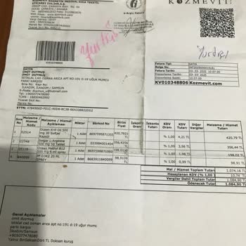 Yanlış Adrese Kargo Ve Eksik Ürünlerle Kozmevit Kabusu