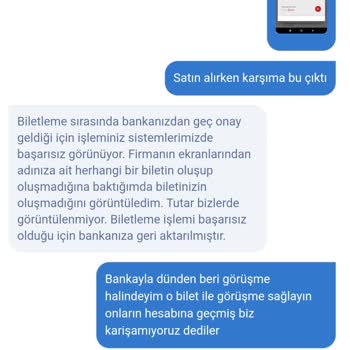 Bilet Ücreti Çekildi Ama Bilet Ulaşmadı