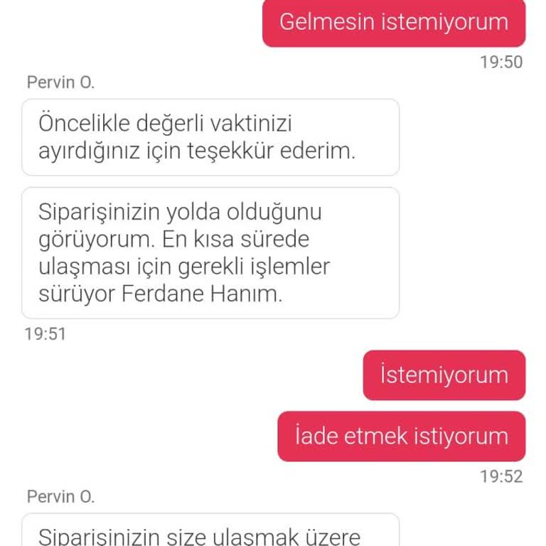 Sipariş Teslim Edilmedi, Sistem Yanıltıcı Bilgi Veriyor