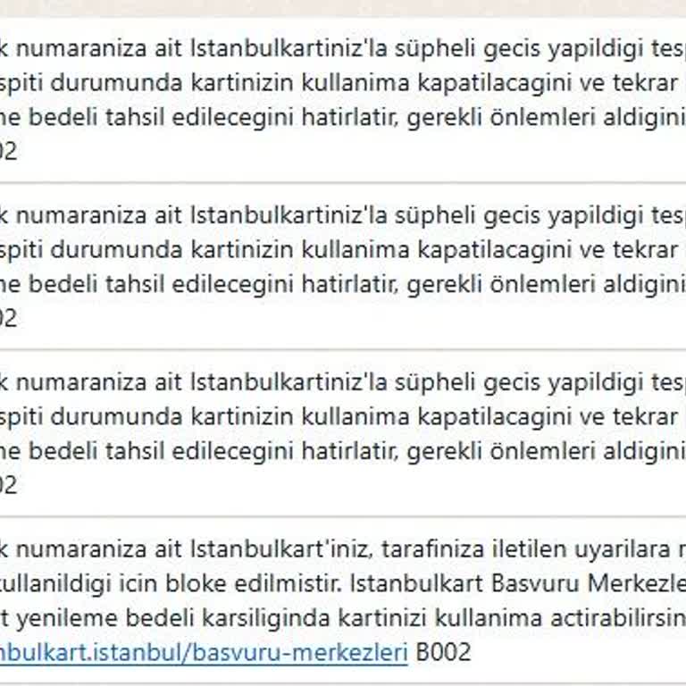 Hatalı Şüpheli Geçiş İhbarı Ve Kart İptali Sorunu