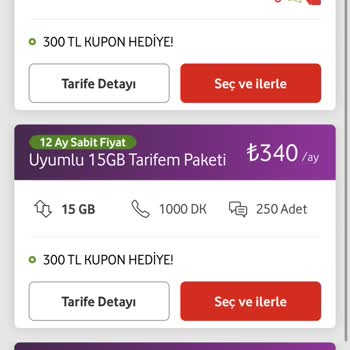 Vodafone'un Uygunsuz Tarifeleri Ve Yetersiz Müşteri Hizmetleri