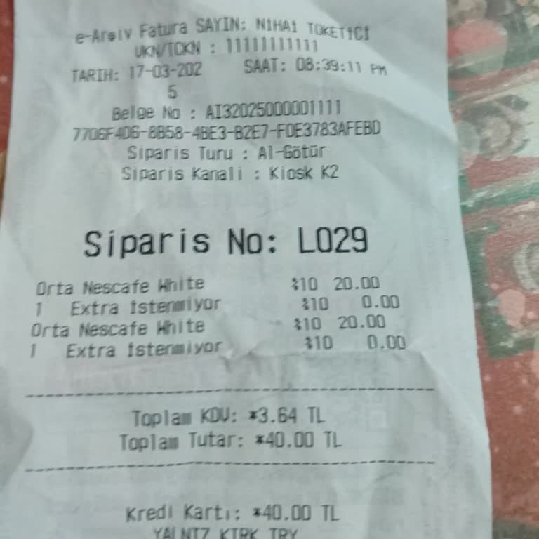 Burger King'de Zaman Kaybı Ve Soğuk Kahve Sorunu